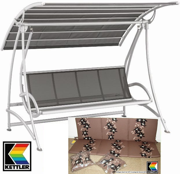 KETTLER HOLLYWOODSCHAUKEL AVANTGARDE+AUFLAGE Frei Haus EUR 1.599,00
