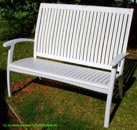 GARTENMÖBEL HERLAG KETTLER BANK SYLT WEISS FREI HAUS * eBay