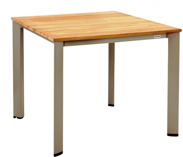 KETTLER ALU TEAK TISCH MEMPHIS  95 x 95 cm