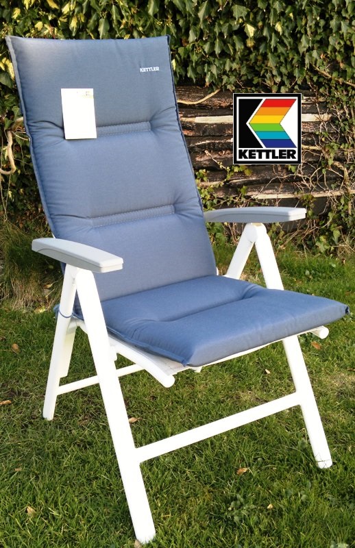 KETTLER HKS AUFLAGENSET SESSELAUFLAGEN AUFLAGEN 4-ER SET=4 KISSEN UNI