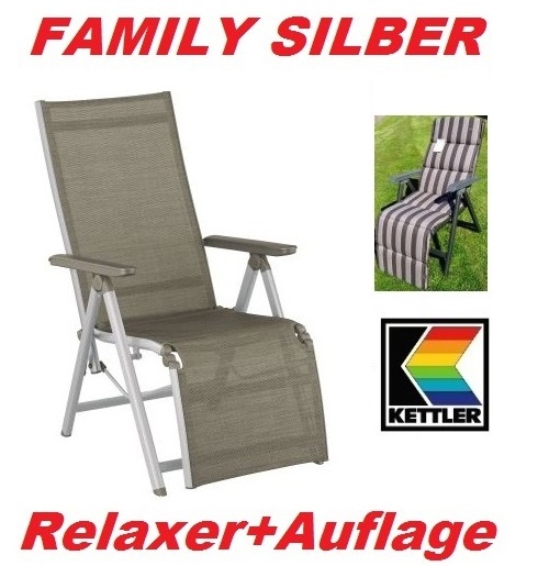 KETTLER RELAXSESSEL RELAXLIEGE FAMILY MIT AUFLAGE 466