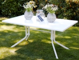 KETTLER BOULEVARD TISCH KLAPPTISCH WEISS 140x95 cm