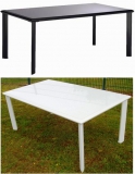 KETTLER ALU GLASTISCH TISCH 175 x 100 CM AVANTGARDE GLASPLATTE