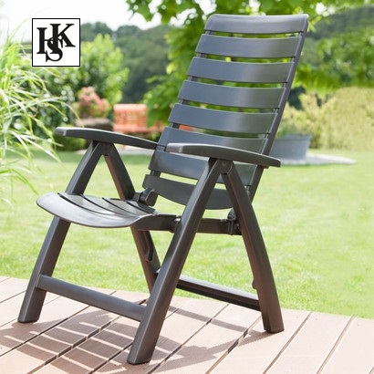 GARTENMÖBEL KETTLER HKS SESSEL RIMINI HOCHLEHNER ANTHRAZIT NEU FREI
